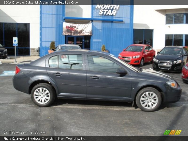 Slate Metallic / Gray 2009 Chevrolet Cobalt LT Sedan