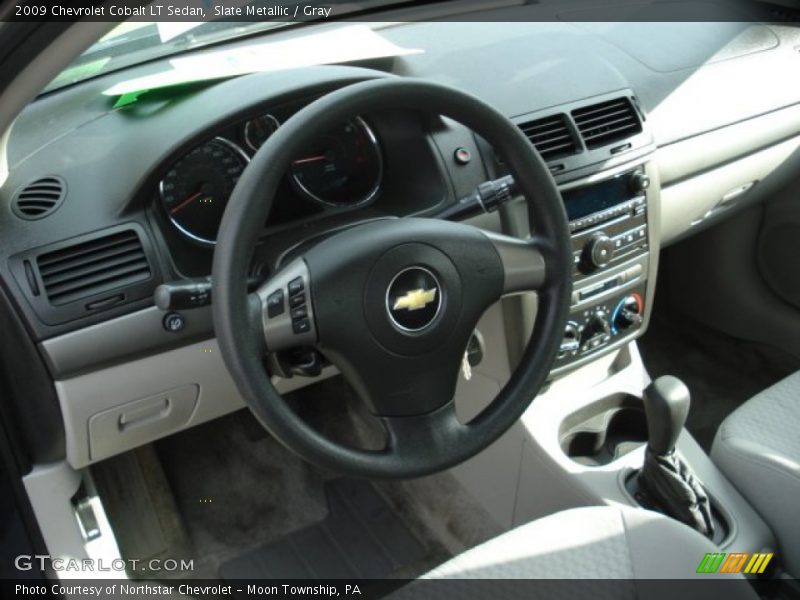 Slate Metallic / Gray 2009 Chevrolet Cobalt LT Sedan