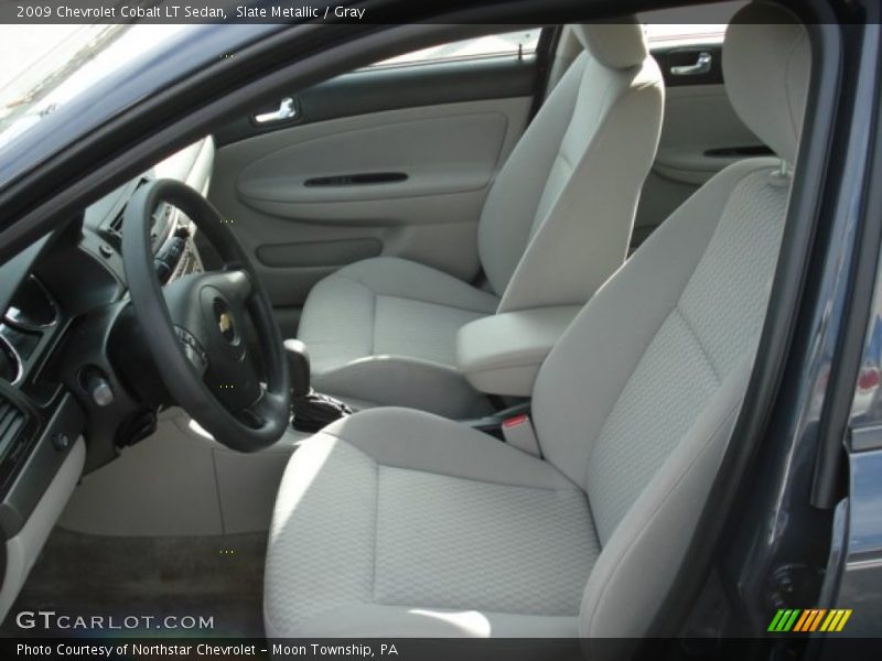 Slate Metallic / Gray 2009 Chevrolet Cobalt LT Sedan