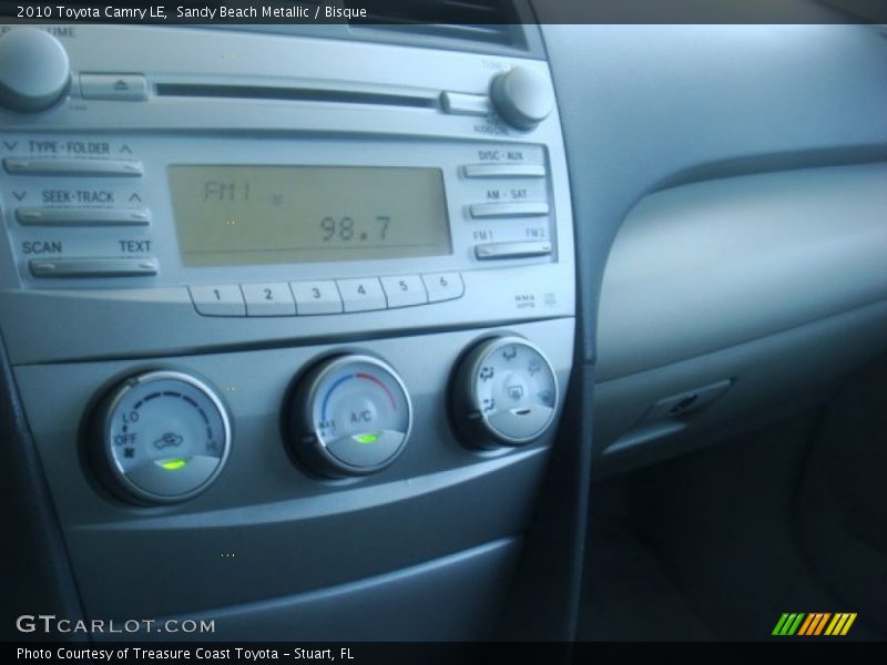 Sandy Beach Metallic / Bisque 2010 Toyota Camry LE