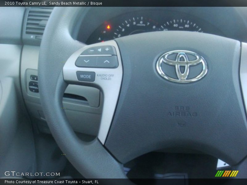 Sandy Beach Metallic / Bisque 2010 Toyota Camry LE