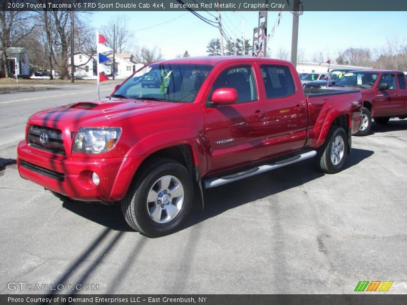 Barcelona Red Metallic / Graphite Gray 2009 Toyota Tacoma V6 TRD Sport Double Cab 4x4