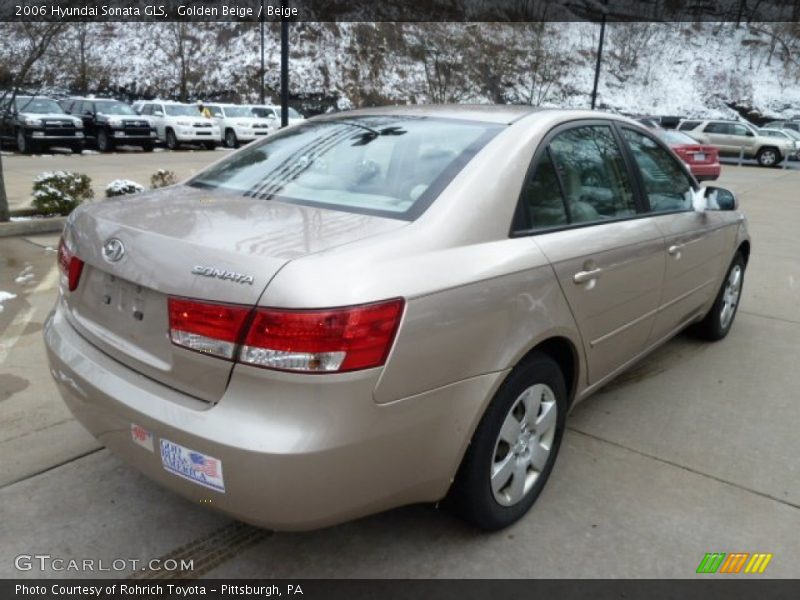 Golden Beige / Beige 2006 Hyundai Sonata GLS