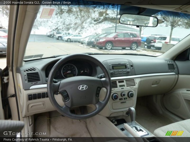 Golden Beige / Beige 2006 Hyundai Sonata GLS