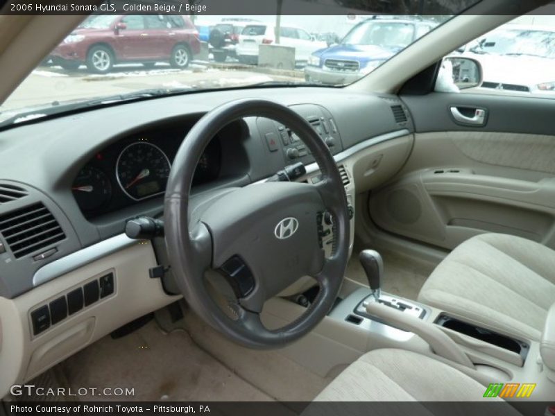 Golden Beige / Beige 2006 Hyundai Sonata GLS
