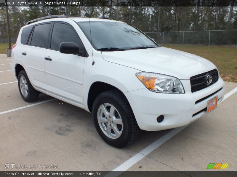 Super White / Taupe 2008 Toyota RAV4 I4