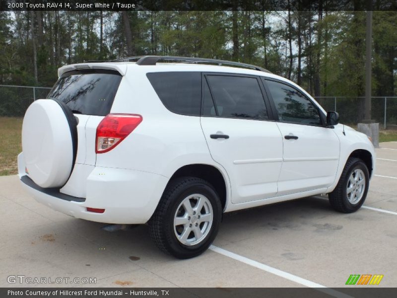 Super White / Taupe 2008 Toyota RAV4 I4