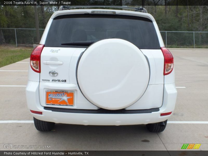 Super White / Taupe 2008 Toyota RAV4 I4