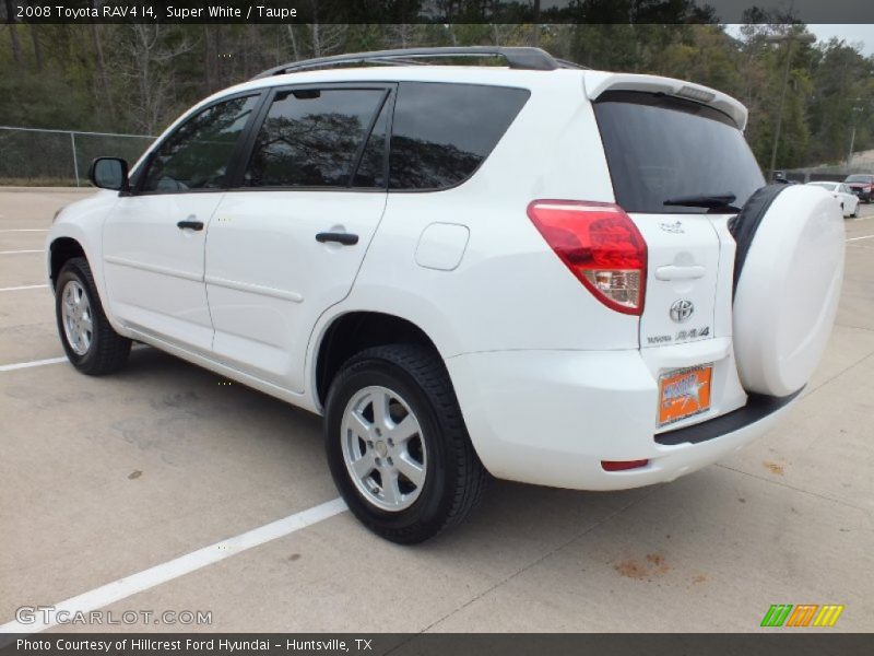 Super White / Taupe 2008 Toyota RAV4 I4