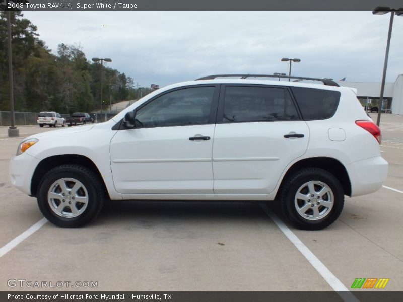 Super White / Taupe 2008 Toyota RAV4 I4