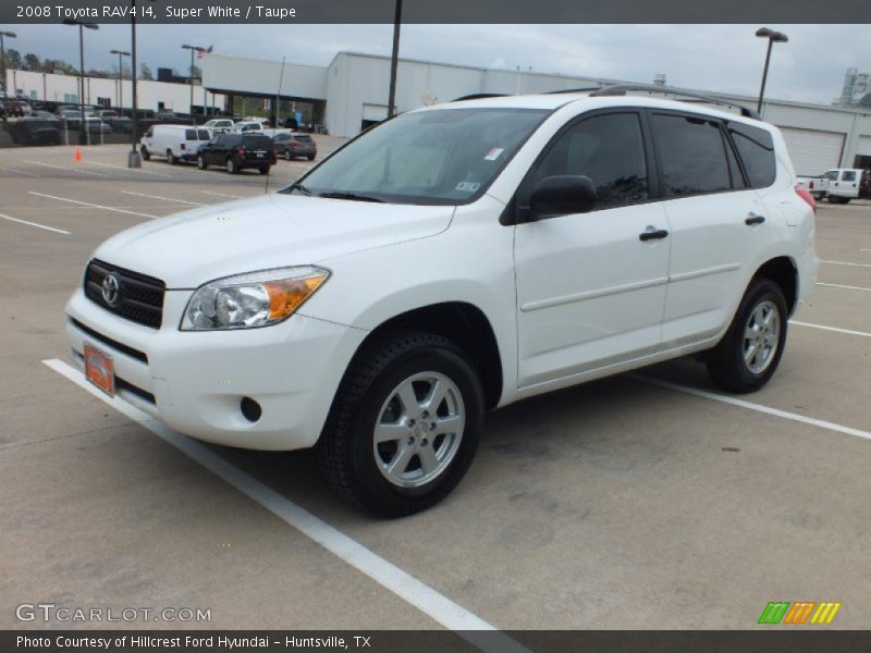 Super White / Taupe 2008 Toyota RAV4 I4