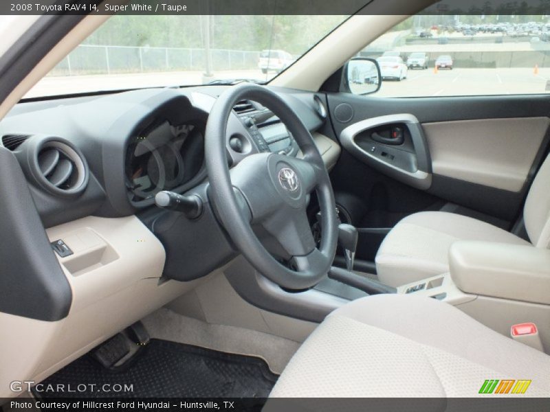 Super White / Taupe 2008 Toyota RAV4 I4