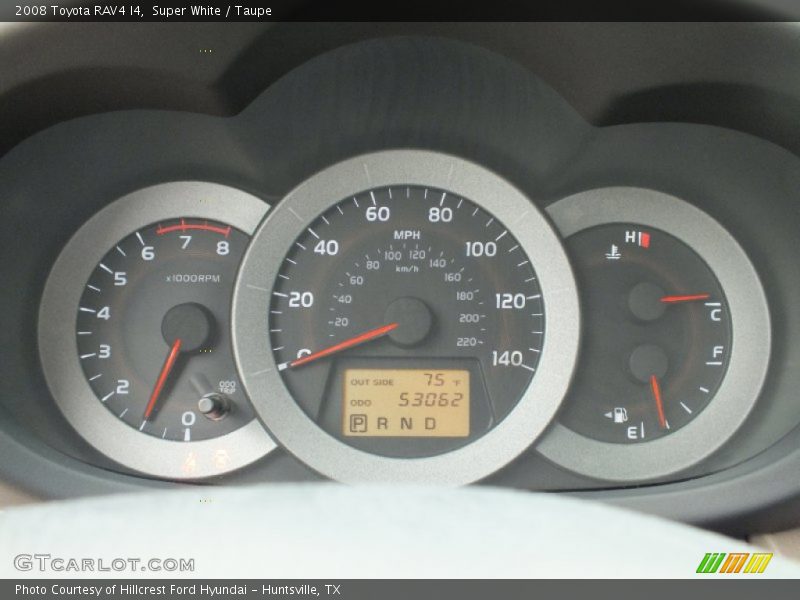 Super White / Taupe 2008 Toyota RAV4 I4