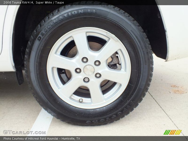 Super White / Taupe 2008 Toyota RAV4 I4