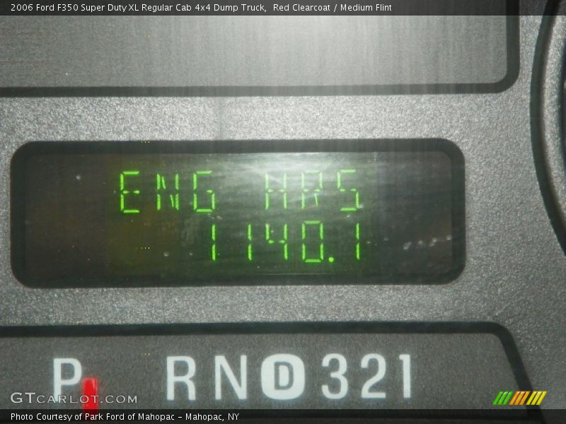 Red Clearcoat / Medium Flint 2006 Ford F350 Super Duty XL Regular Cab 4x4 Dump Truck