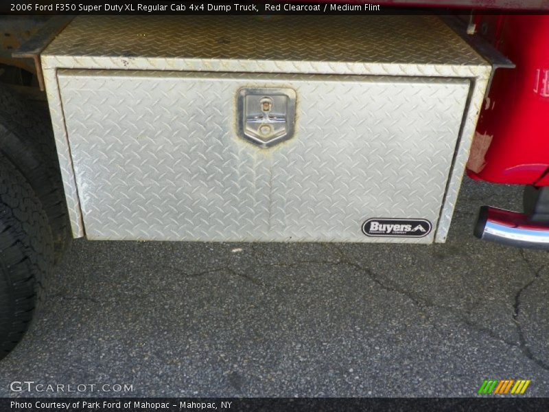 Red Clearcoat / Medium Flint 2006 Ford F350 Super Duty XL Regular Cab 4x4 Dump Truck