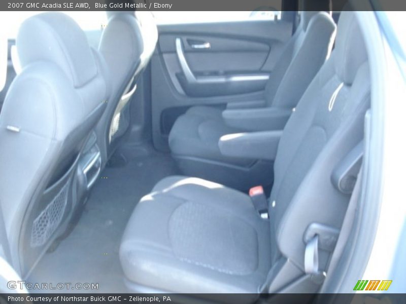 Blue Gold Metallic / Ebony 2007 GMC Acadia SLE AWD