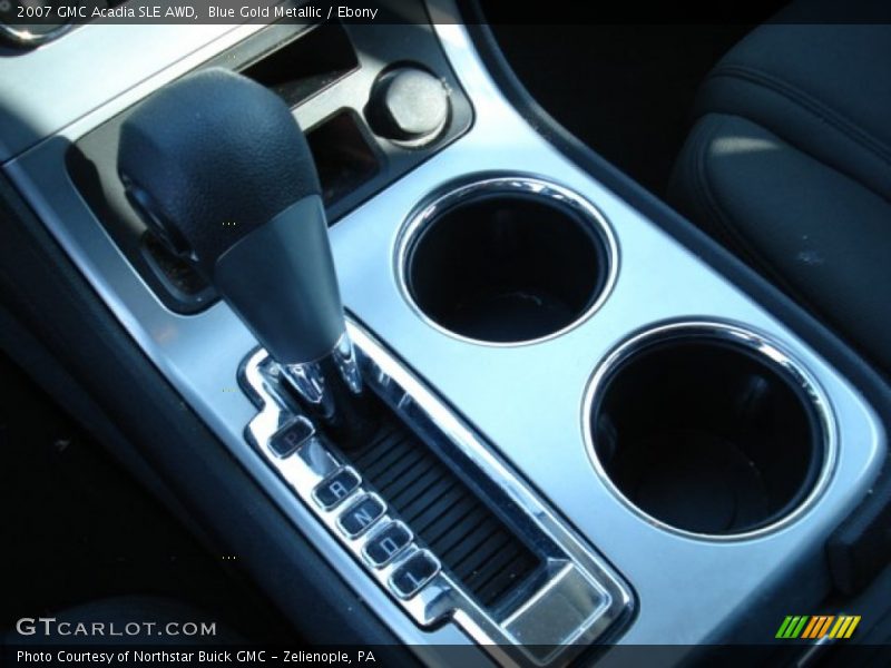Blue Gold Metallic / Ebony 2007 GMC Acadia SLE AWD