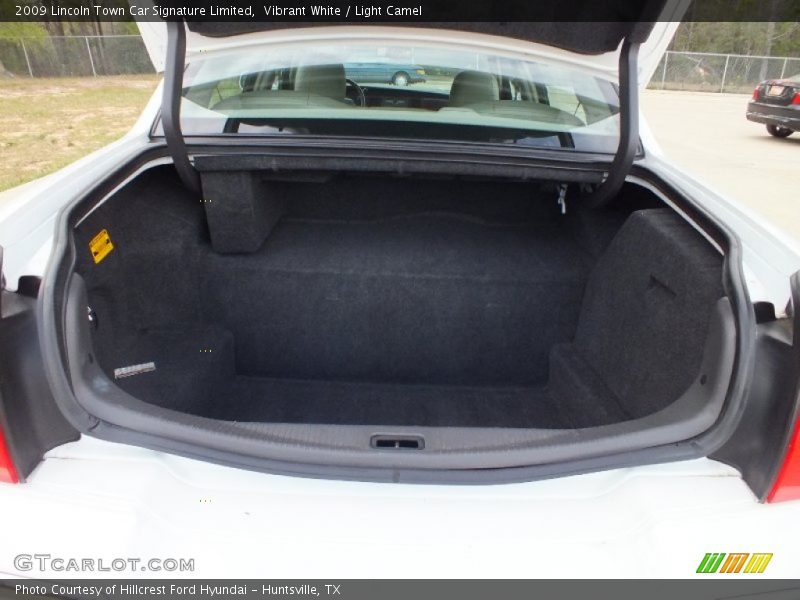 Vibrant White / Light Camel 2009 Lincoln Town Car Signature Limited