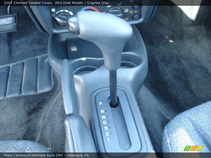 Ultra Silver Metallic / Graphite Gray 2003 Chevrolet Cavalier Coupe