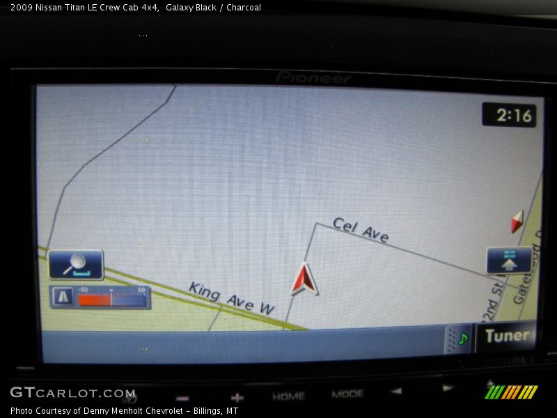 Galaxy Black / Charcoal 2009 Nissan Titan LE Crew Cab 4x4