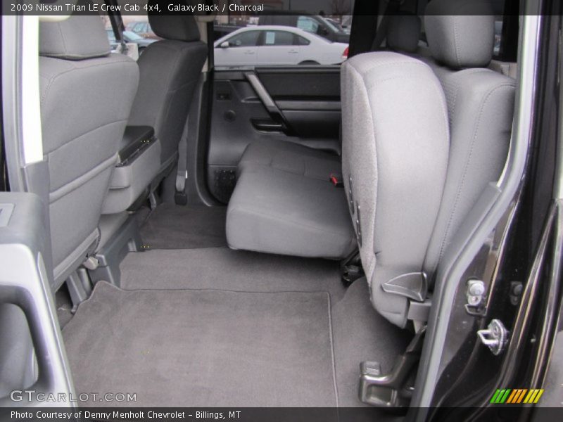 Galaxy Black / Charcoal 2009 Nissan Titan LE Crew Cab 4x4