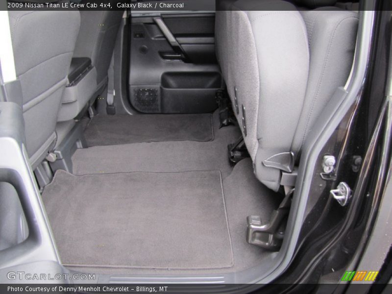 Galaxy Black / Charcoal 2009 Nissan Titan LE Crew Cab 4x4