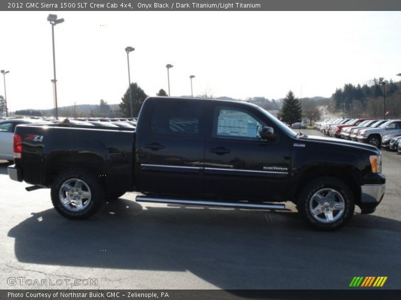 Onyx Black / Dark Titanium/Light Titanium 2012 GMC Sierra 1500 SLT Crew Cab 4x4