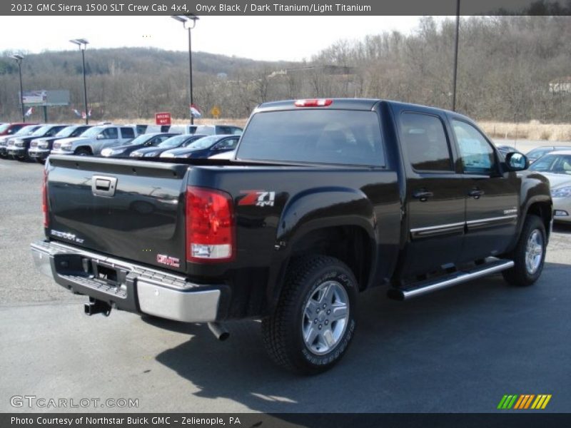 Onyx Black / Dark Titanium/Light Titanium 2012 GMC Sierra 1500 SLT Crew Cab 4x4