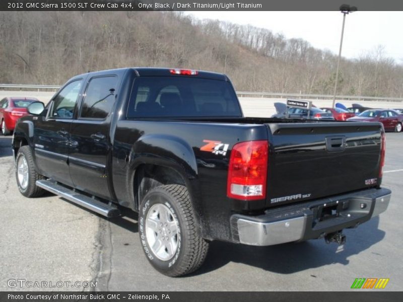 Onyx Black / Dark Titanium/Light Titanium 2012 GMC Sierra 1500 SLT Crew Cab 4x4