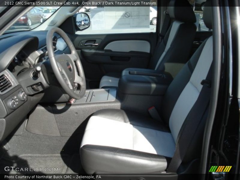 Onyx Black / Dark Titanium/Light Titanium 2012 GMC Sierra 1500 SLT Crew Cab 4x4