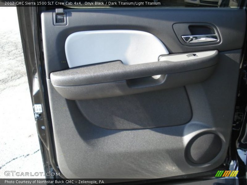 Onyx Black / Dark Titanium/Light Titanium 2012 GMC Sierra 1500 SLT Crew Cab 4x4