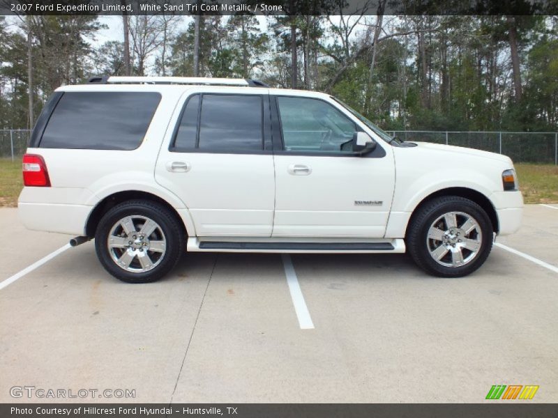 White Sand Tri Coat Metallic / Stone 2007 Ford Expedition Limited