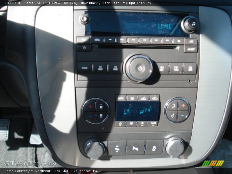 Onyx Black / Dark Titanium/Light Titanium 2012 GMC Sierra 1500 SLT Crew Cab 4x4