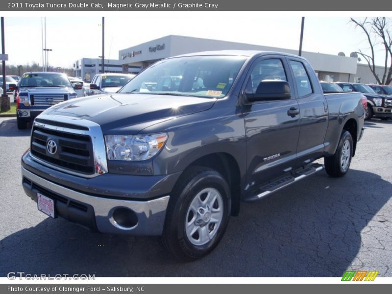 Magnetic Gray Metallic / Graphite Gray 2011 Toyota Tundra Double Cab