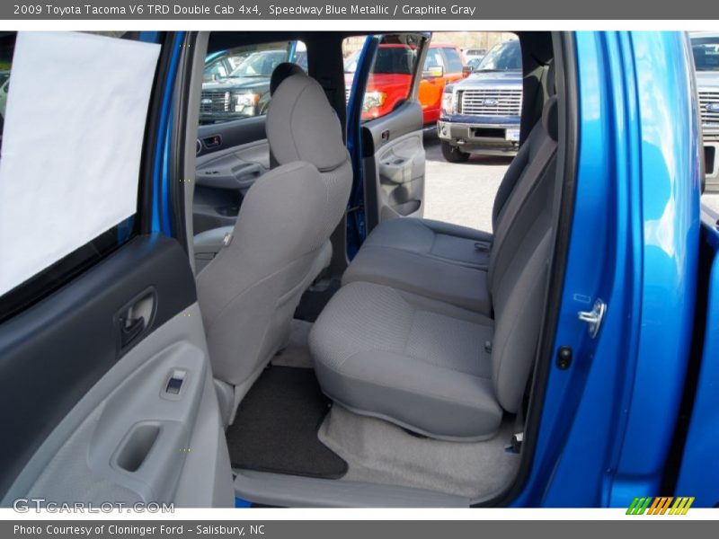 Speedway Blue Metallic / Graphite Gray 2009 Toyota Tacoma V6 TRD Double Cab 4x4