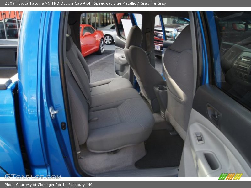 Speedway Blue Metallic / Graphite Gray 2009 Toyota Tacoma V6 TRD Double Cab 4x4