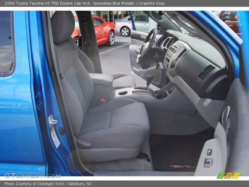 Speedway Blue Metallic / Graphite Gray 2009 Toyota Tacoma V6 TRD Double Cab 4x4