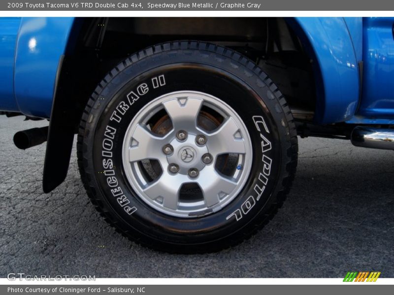 Speedway Blue Metallic / Graphite Gray 2009 Toyota Tacoma V6 TRD Double Cab 4x4