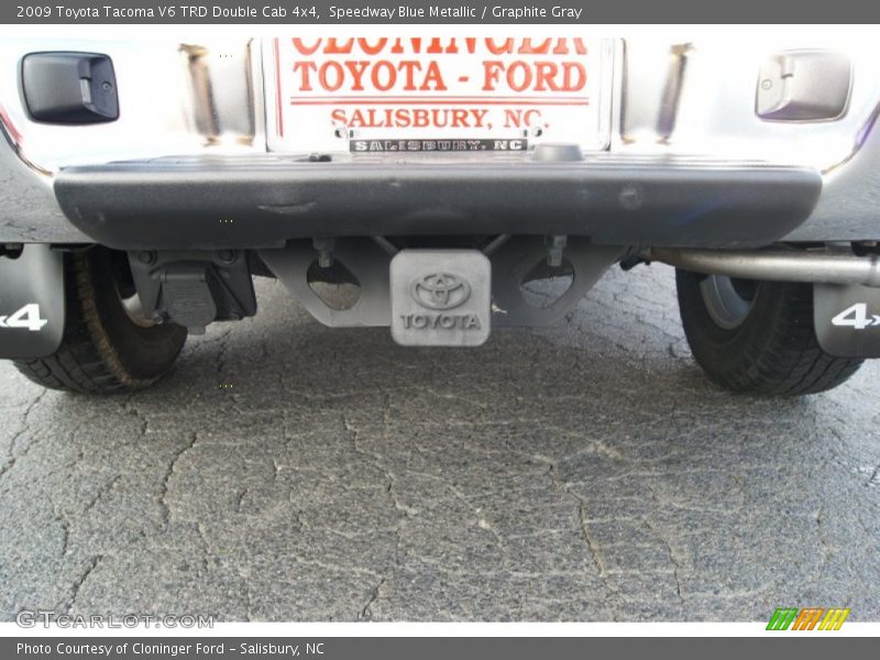 Speedway Blue Metallic / Graphite Gray 2009 Toyota Tacoma V6 TRD Double Cab 4x4