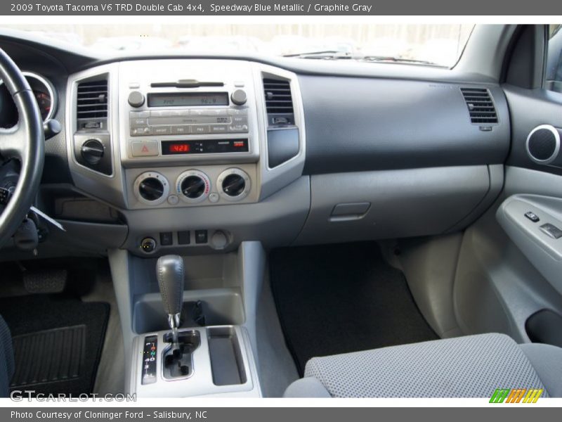 Speedway Blue Metallic / Graphite Gray 2009 Toyota Tacoma V6 TRD Double Cab 4x4