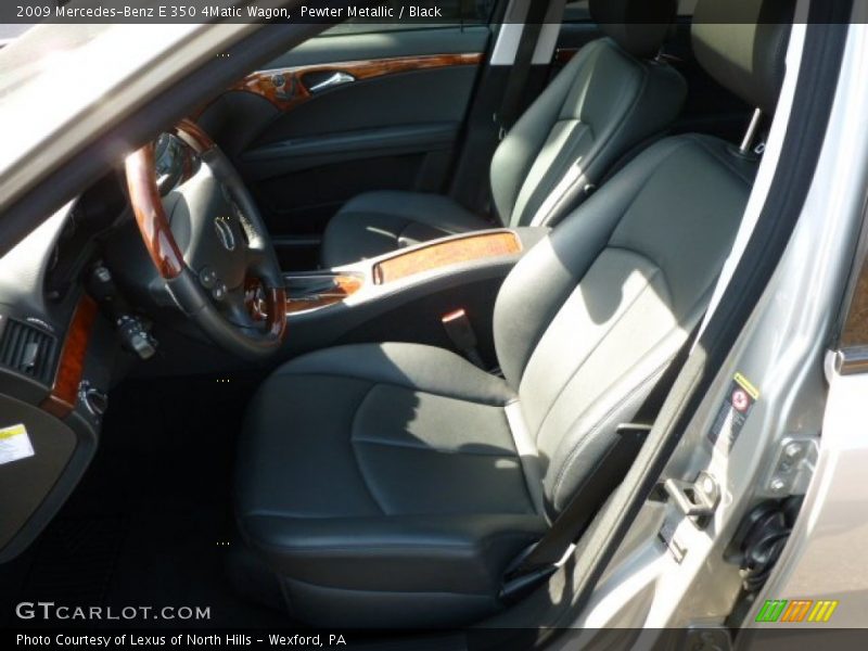 Pewter Metallic / Black 2009 Mercedes-Benz E 350 4Matic Wagon