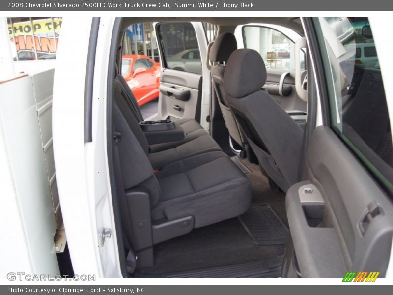 Summit White / Ebony Black 2008 Chevrolet Silverado 2500HD Work Truck Crew Cab
