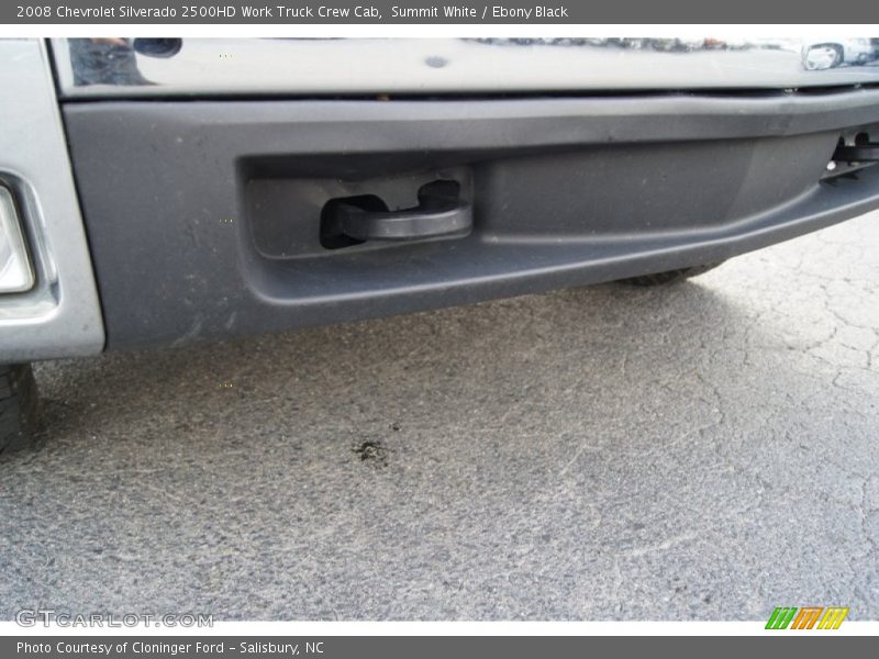 Summit White / Ebony Black 2008 Chevrolet Silverado 2500HD Work Truck Crew Cab