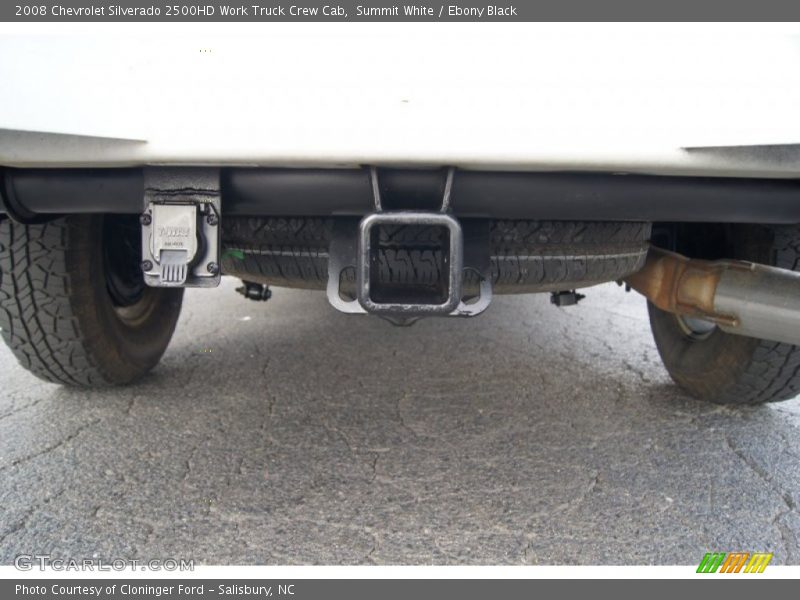 Summit White / Ebony Black 2008 Chevrolet Silverado 2500HD Work Truck Crew Cab