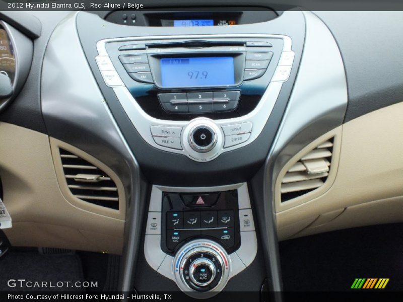 Red Allure / Beige 2012 Hyundai Elantra GLS