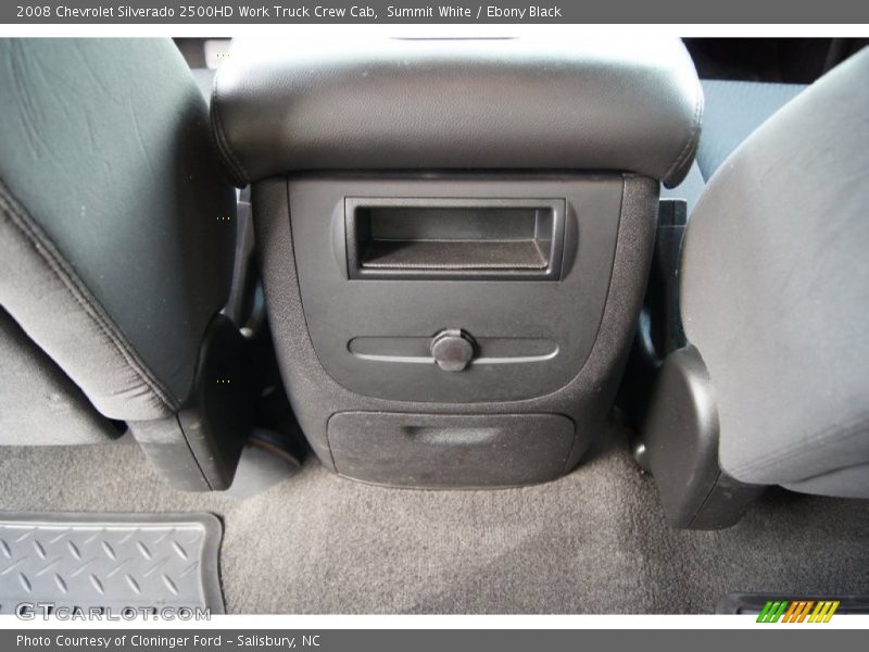 Summit White / Ebony Black 2008 Chevrolet Silverado 2500HD Work Truck Crew Cab