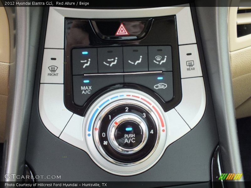 Red Allure / Beige 2012 Hyundai Elantra GLS