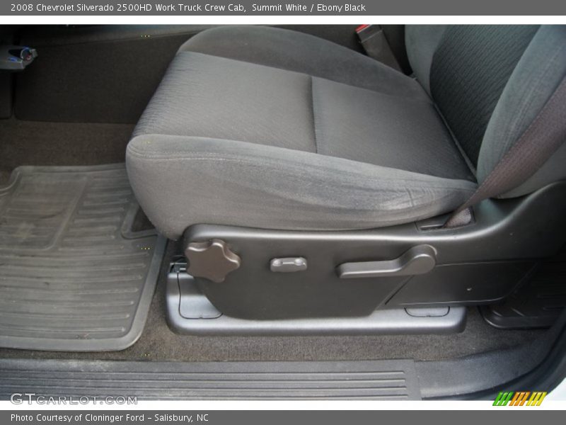 Summit White / Ebony Black 2008 Chevrolet Silverado 2500HD Work Truck Crew Cab