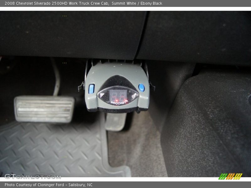Summit White / Ebony Black 2008 Chevrolet Silverado 2500HD Work Truck Crew Cab